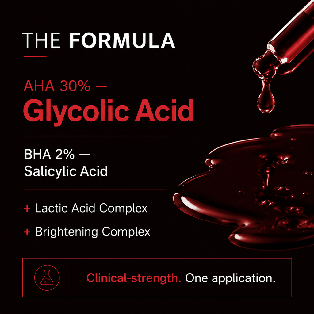 The Formula - AHA 30% Glycolic Acid BHA 2% Salicylic Acid