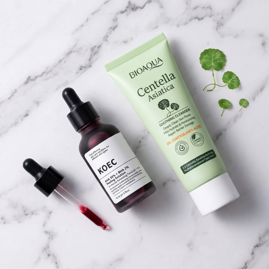 Glowraskin Glow Bundle - Serum + Cleanser complete routine