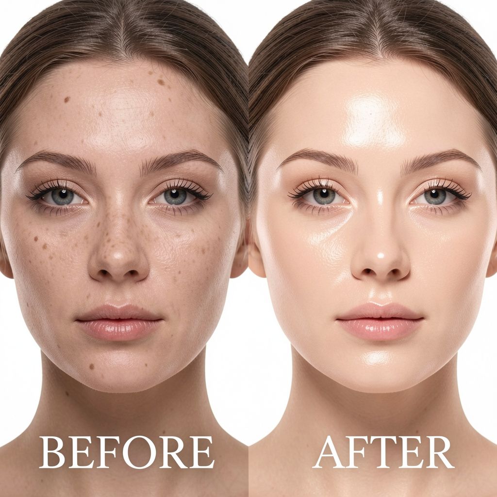 Glowraskin before and after skin transformation AHA 30% BHA 2% peeling serum results